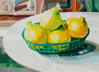 work_image_Golden oranges in a green basket_Seokmee Noh