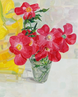 work_image_Wild roses in a glass cup_Seokmee Noh