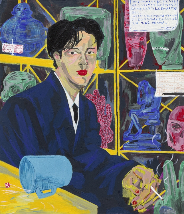 Antique shop owner's break time_Man Seop Kim
